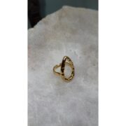 Anel Gota Martelado